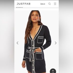 Black & White Sweater Dress